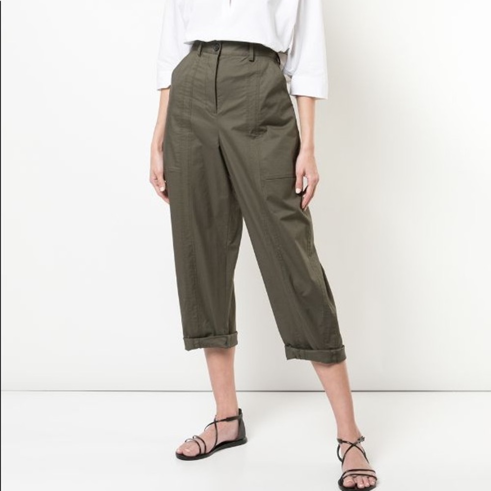 Nwt Jason Wu high waisted cropped Trousers